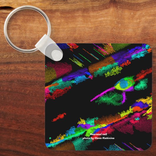 Neuronale celsleutelring sleutelhanger (Voorkant)
