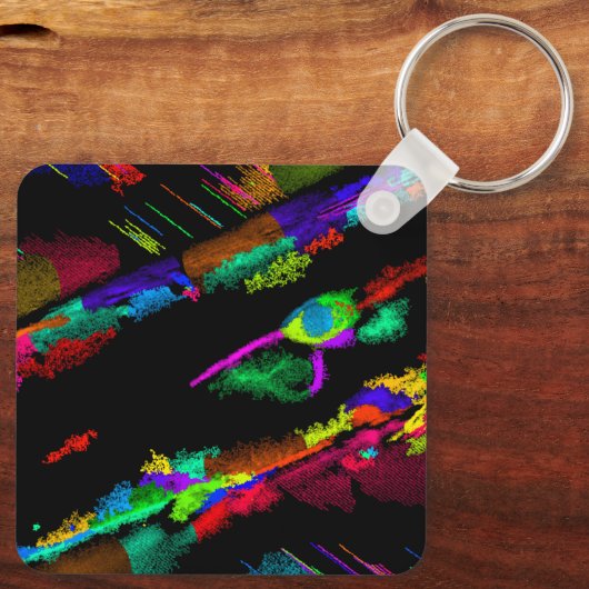 Neuronale celsleutelring sleutelhanger (Achterkant)