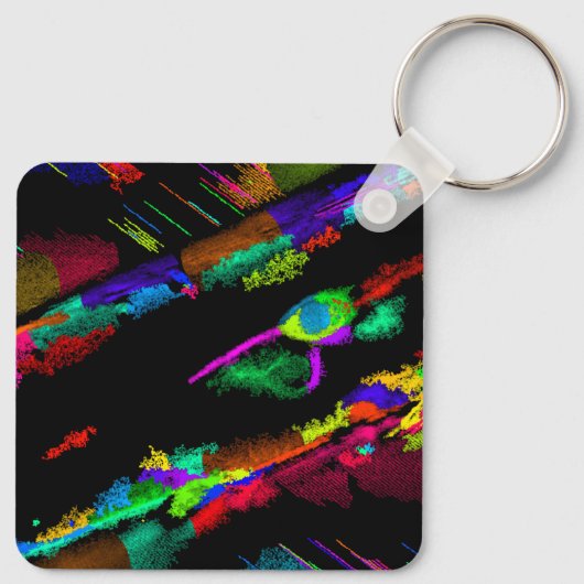 Neuronale celsleutelring sleutelhanger (Achterkant)