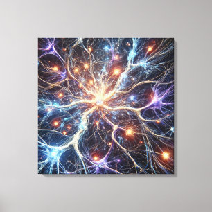 Neuronen canvas kunst