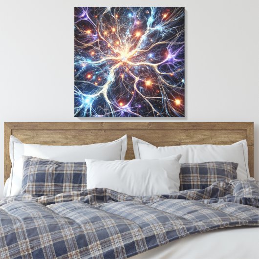 Neuronen canvas kunst (Insitu (Slaapkamer))