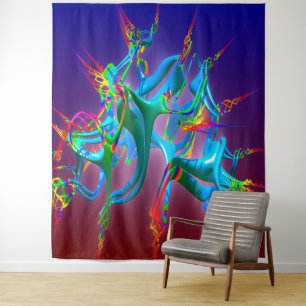 Neuronen Connection Tapestry Wandkleed