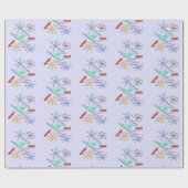 Neuronen en Glia Cadeaupapier (Vlak)