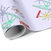 Neuronen en Glia Cadeaupapier (Rol Hoek)