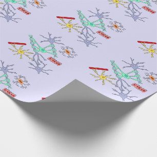 Neuronen en gliacellen cadeaupapier