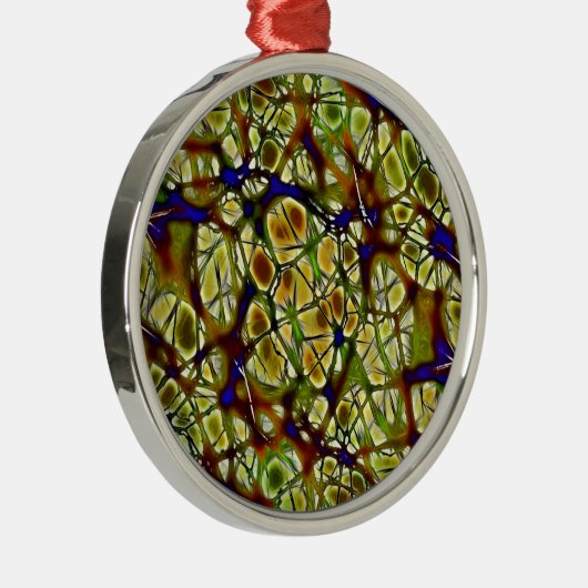 Neuronen Metalen Ornament (Rechts)