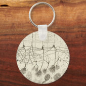 Neuronen van Cajal 8 Sleutelhanger (Voorkant)