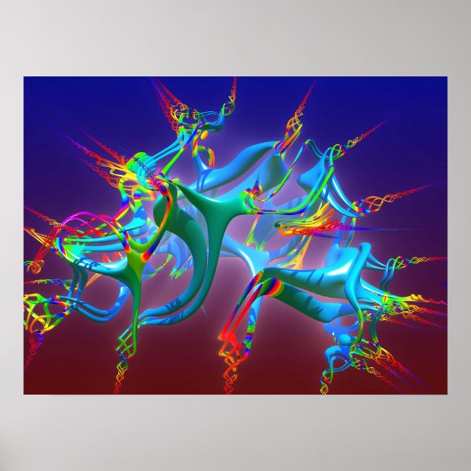 Neuronen Verbinding Poster (Voorkant)