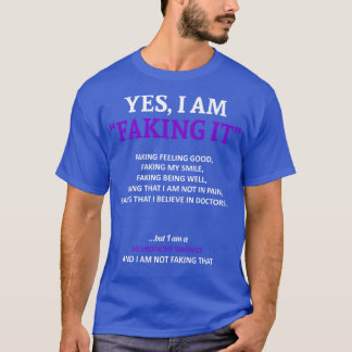 Neuropathie Bewustzijn Ik doe alsof in deze famili T-shirt