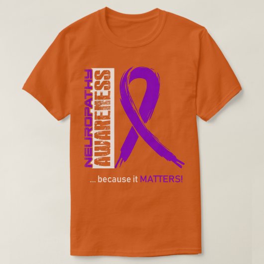Neuropathie bewustzijn omdat het ertoe doet in dez t-shirt (Design voorkant)