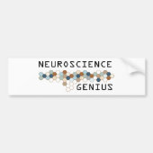 Neuroscience Genius Bumpersticker (Voorkant)