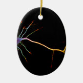 Neuroscience, neuron , science keramisch ornament (Voorkant)