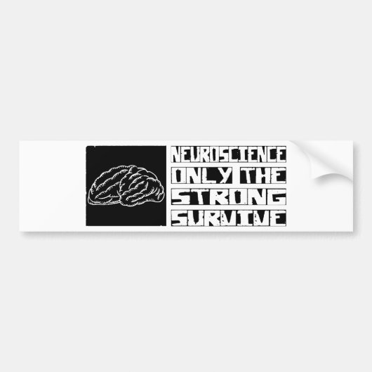 Neuroscience Survive Bumpersticker (Voorkant)