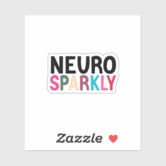 Neurosparkly Kiss-Cut, Neurodivergent Autisme ADHD Sticker