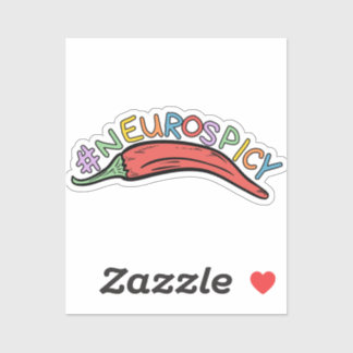 #Neurospicy. Autocollant Neurodiversity