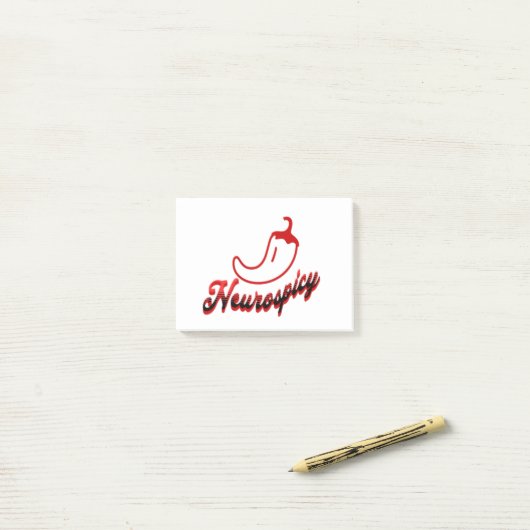 Neurospicy, neurodivergente post-it® notes (Op bureau)