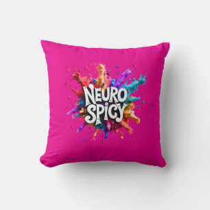 NEUROSPICY neurodiversiteit autisme adhd dyslexie Kussen