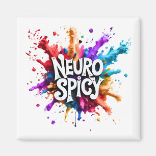 NEUROSPICY neurodiversiteit autisme adhd dyslexie Magneet