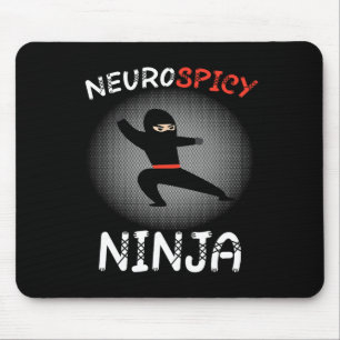 Neurospicy Ninja Autisme Shirt voor kinderen Neuro Muismat