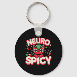 Neurospicy T-shirt - Neurodivergent Adhd Asd Autis Sleutelhanger