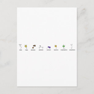 Neurotransmitter Parade Briefkaart