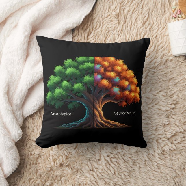 Neurotypical vs. Neurodiverse Kussen (Deken)