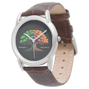 Neurotypisch vs. Neurodivers Horloge