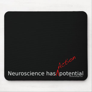 Neurowetenschap heeft "actie" potentieel mousepad muismat