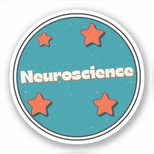 Neurowetenschap Sticker (Voorkant)