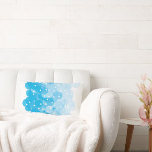 Neursery Baby Boys Room Blue Abstract Kussen