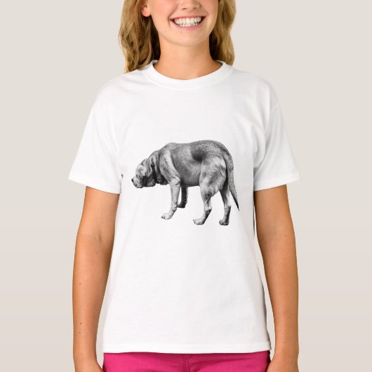 neus-omlaag zwerver t-shirt (Voorkant)