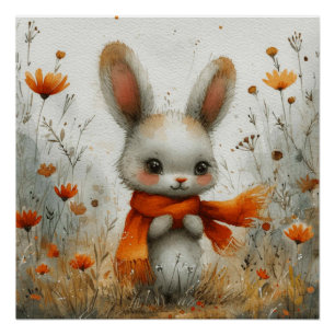 Neus Twitch: Een beetje van Whimsy Bunny Perfect Poster