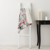  neusbomen met ornamenten tekening sherpa deken (In situ)