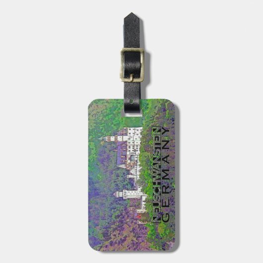 Neuschwanstein Bagagelabel (Voorkant verticaal)