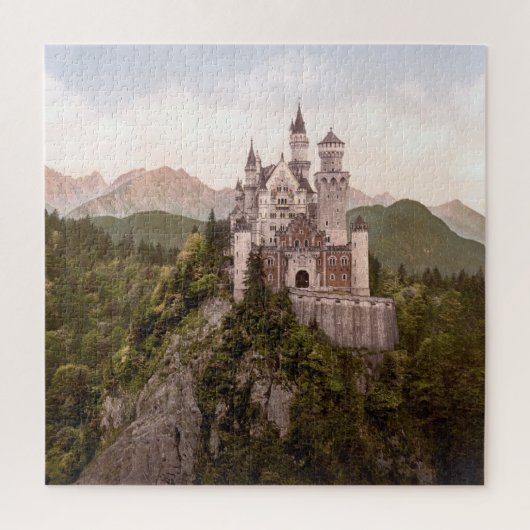 NEUSCHWANSTEIN BAVARIA DUITSLAND MOUNTAIN CASTLE LEGPUZZEL (Verticaal)