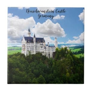 Neuschwanstein Castle Bavaria Duitsland Fotografie Tegeltje