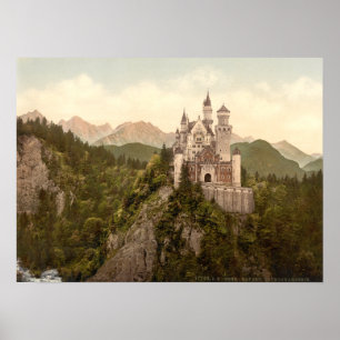 Neuschwanstein Castle, Beieren, Duitsland Poster
