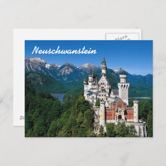 Neuschwanstein Castle Briefkaart (Voorkant / Achterkant)