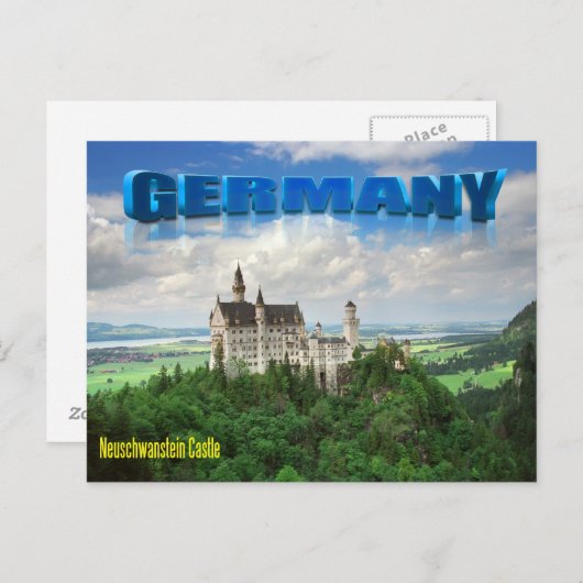 Neuschwanstein Castle Briefkaart (Voorkant / Achterkant)