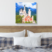 Neuschwanstein Castle Duitsland Canvas Afdruk (Insitu (Slaapkamer))
