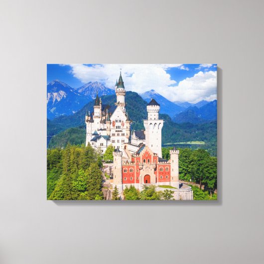 Neuschwanstein Castle Duitsland Canvas Afdruk (Voorkant)