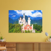 Neuschwanstein Castle Duitsland Canvas Afdruk (Insitu (Woonkamer))