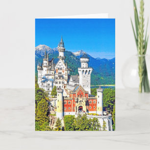 NEUSCHWANSTEIN CASTLE, DUITSLAND KAART