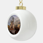 Neuschwanstein Castle Duitsland Keramische Bal Ornament (Rechts)