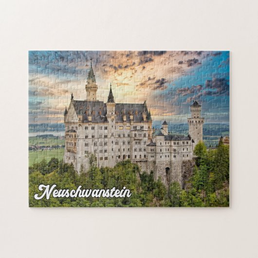 Neuschwanstein Castle, Duitsland Legpuzzel (Horizontaal)