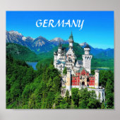 NEUSCHWANSTEIN CASTLE, DUITSLAND POSTER (Voorkant)