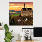 Neuschwanstein Castle Duitsland Poster (Thuiskantoor)
