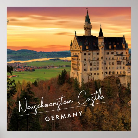 Neuschwanstein Castle Duitsland Poster (Voorkant)