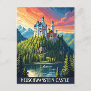 Neuschwanstein Castle Duitsland Reizen Briefkaart