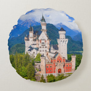 Neuschwanstein Castle Duitsland Rond Kussen